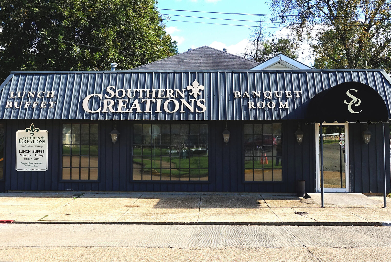 The Southern Creations storefront at 208 Main St. in Pineville, Louisiana